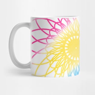 Pansexual Pride Rosette Mug